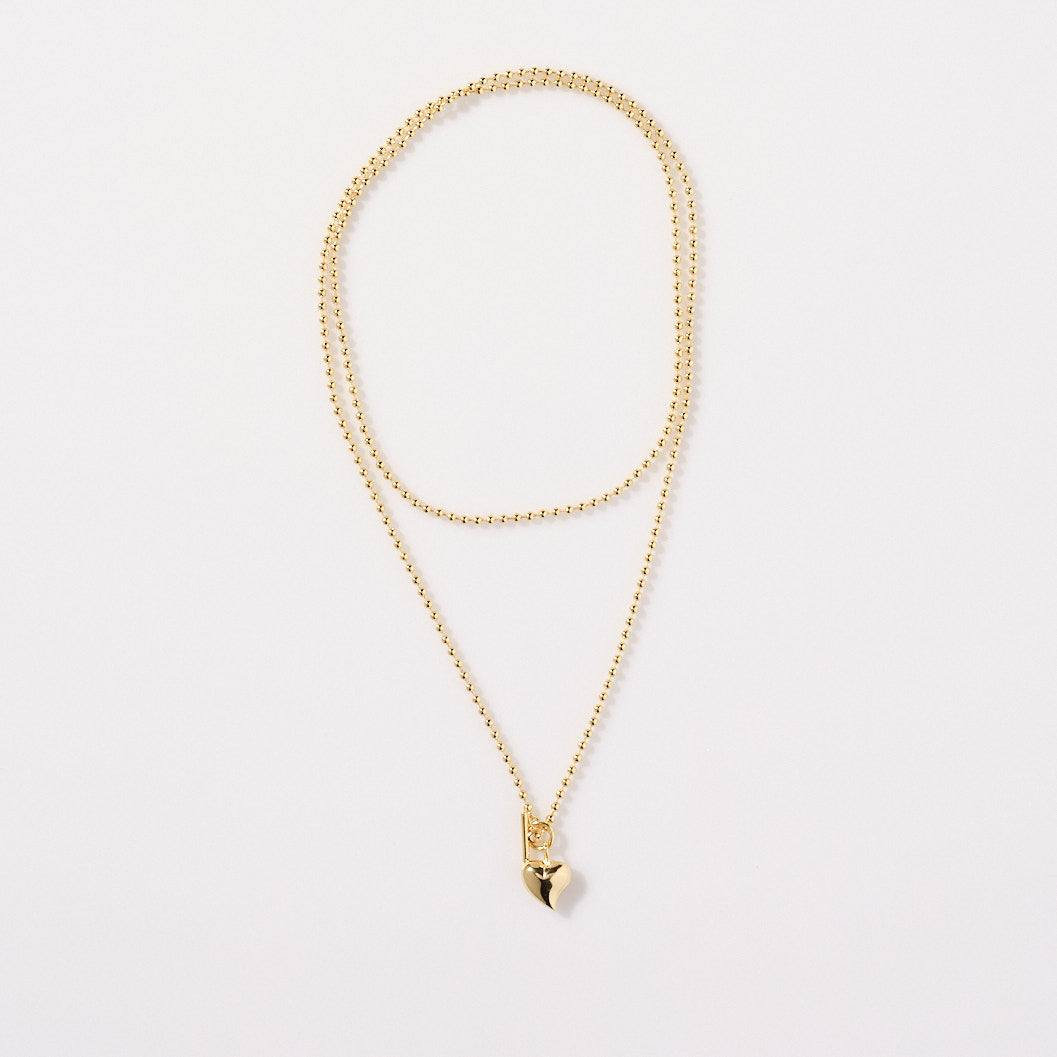 Mini Bubble Heart Necklace
