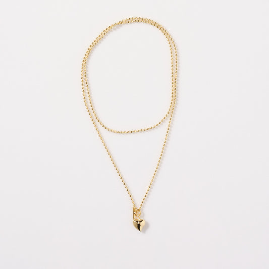 Mini Bubble Heart Necklace