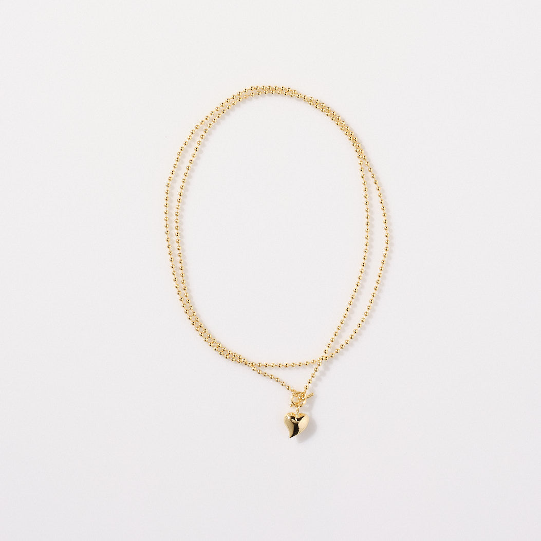 Mini Bubble Heart Necklace
