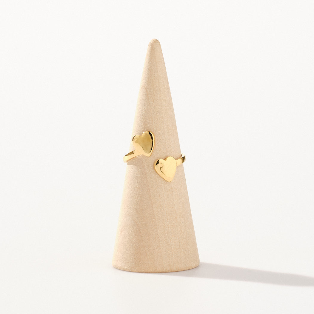 Double Heart Ring