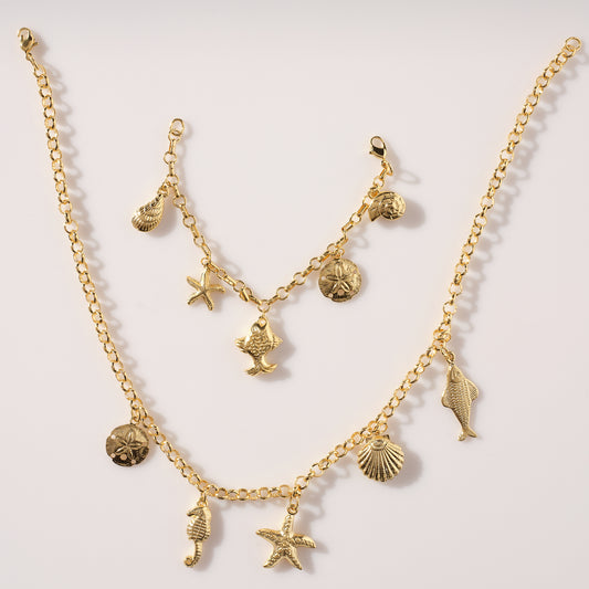 Ocean Drive Charm Necklace