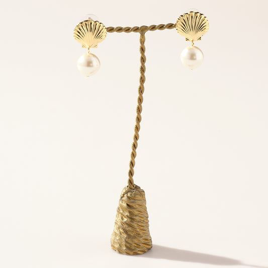 Sandy Shell Earrings