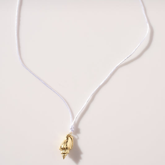 Conch Shell Cord Necklace