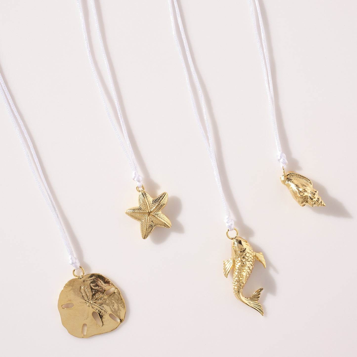 Sand Dollar Cord Necklace