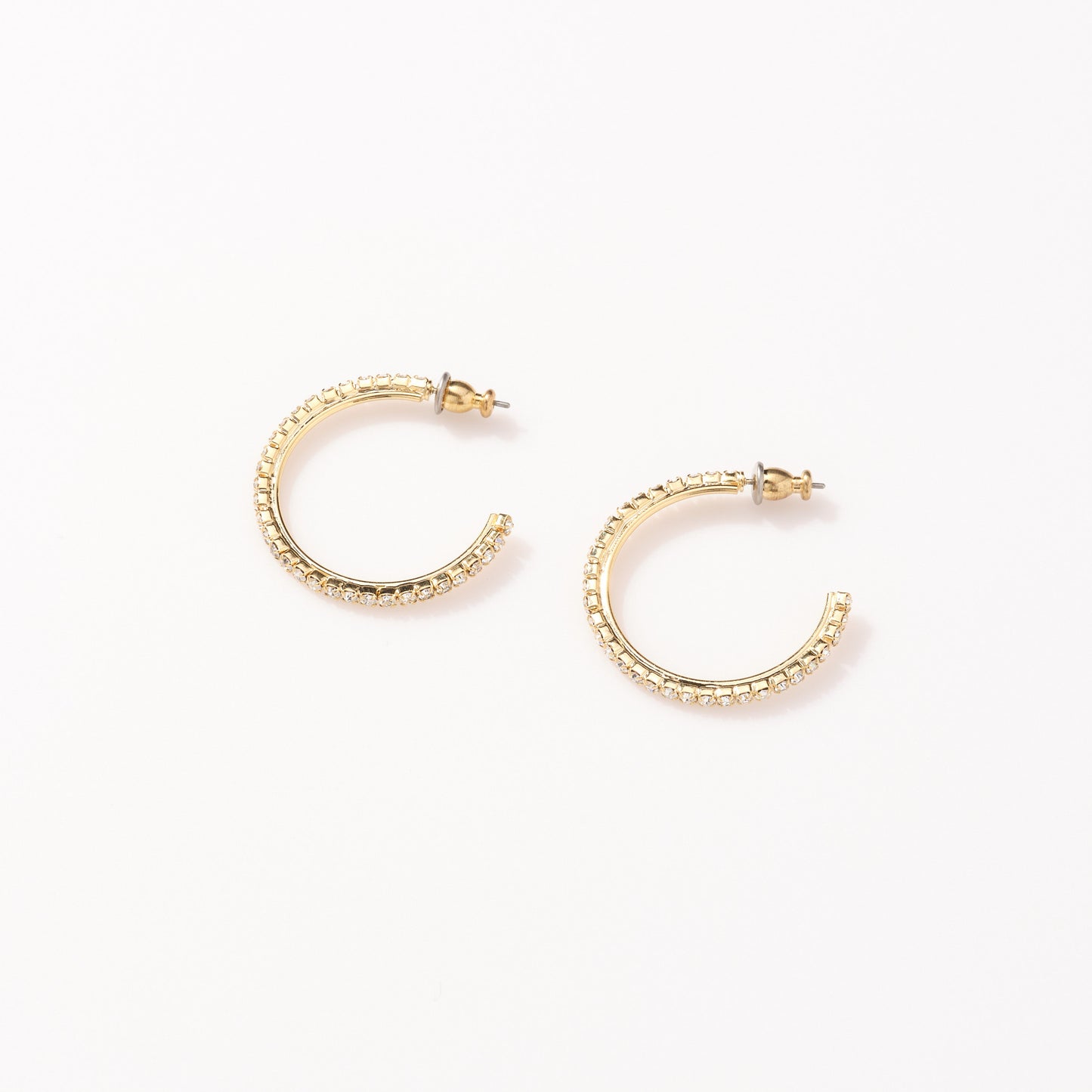 Mini Cammy Hoop in Crystal