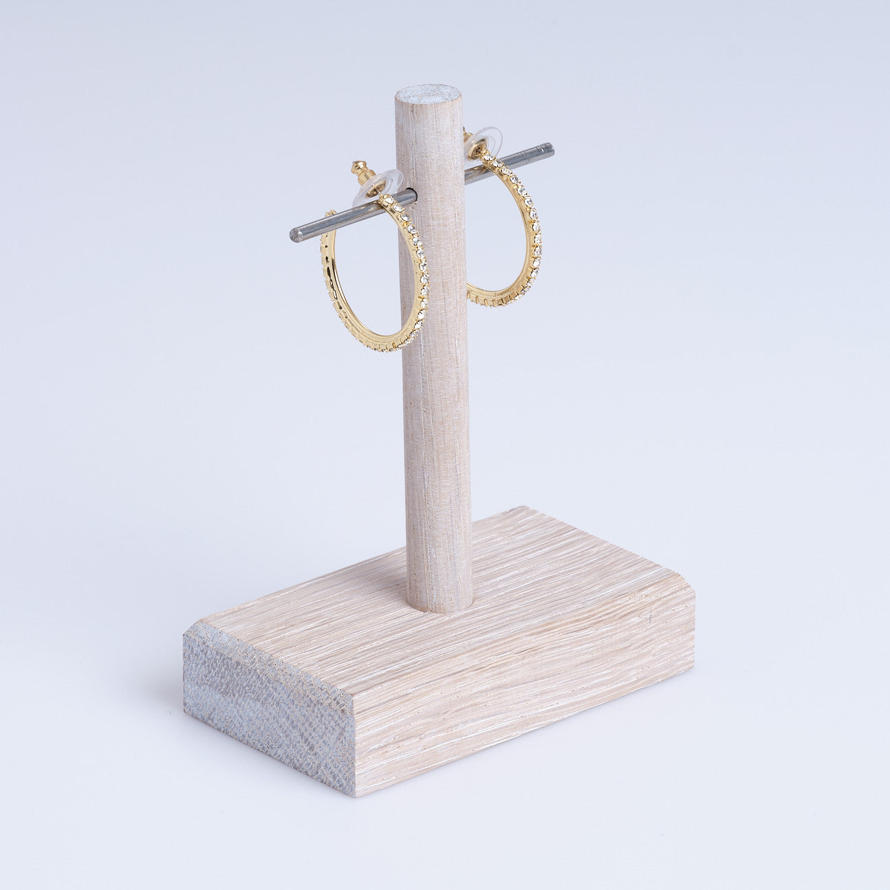 Mini Cammy Hoop in Crystal