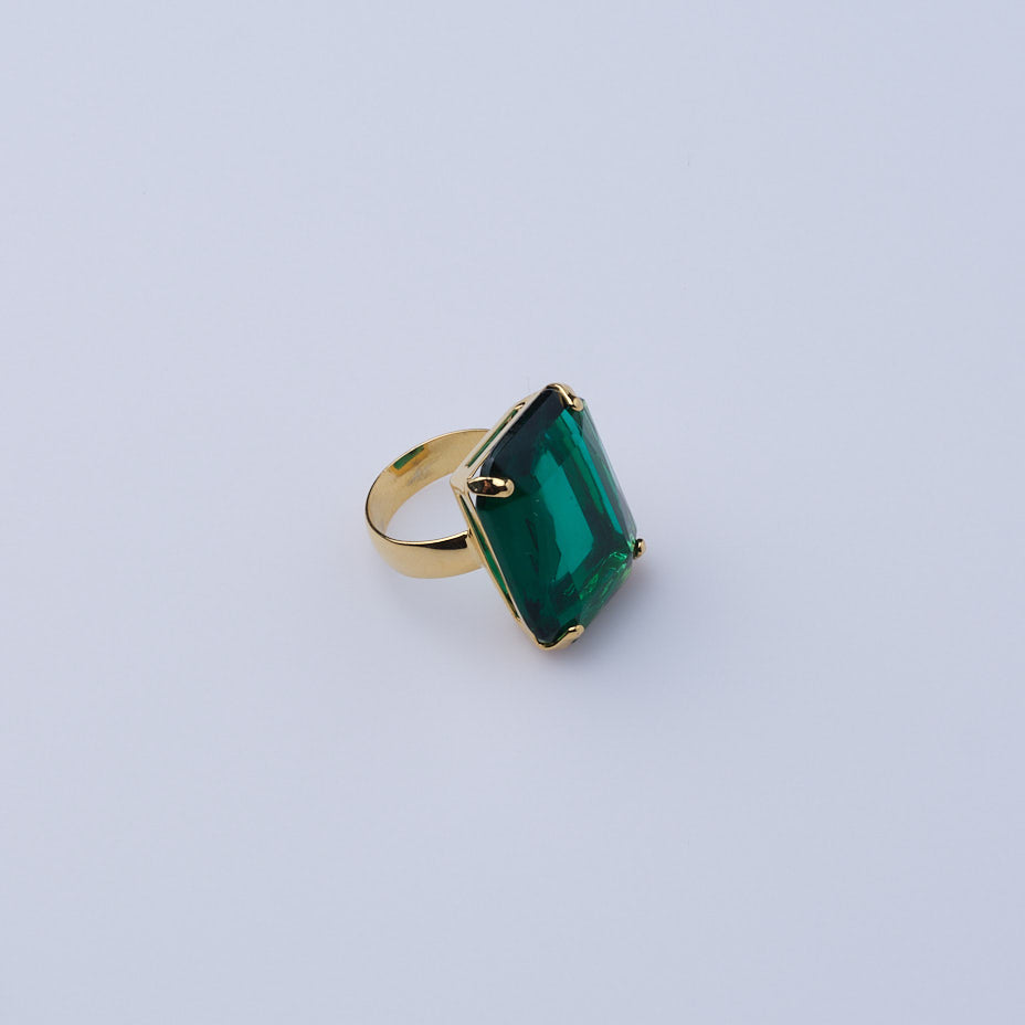Emerald Cocktail Ring