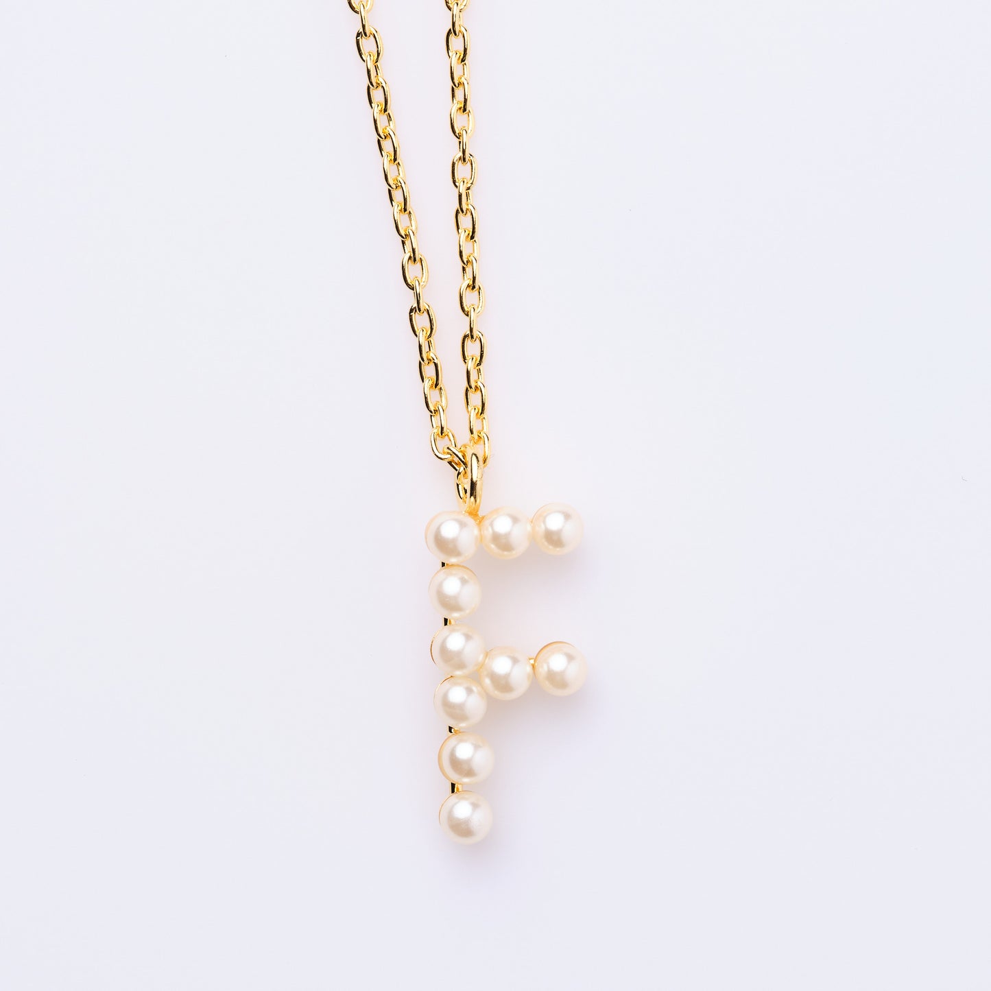 Pearl Initial Necklace
