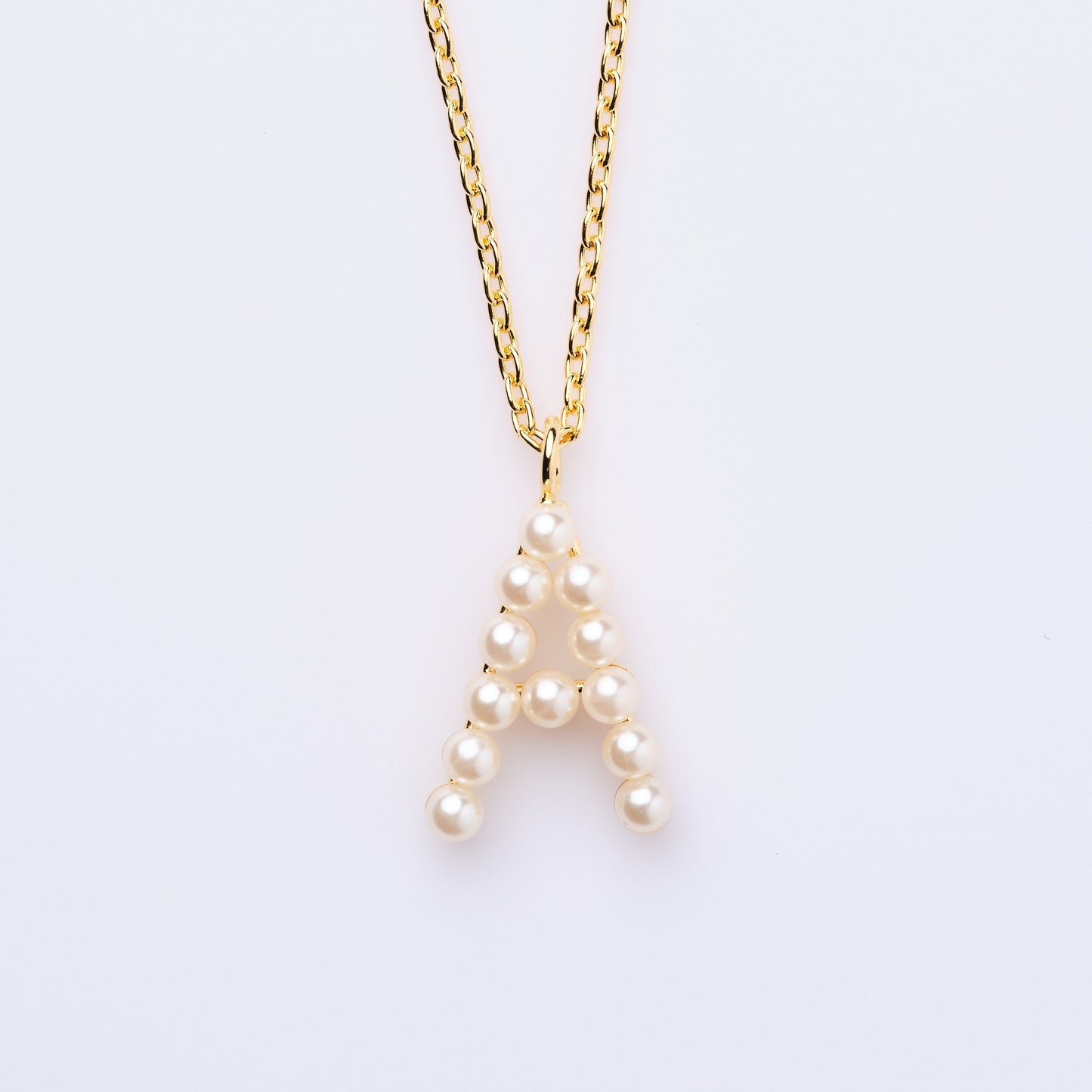 Pearl Initial Necklace
