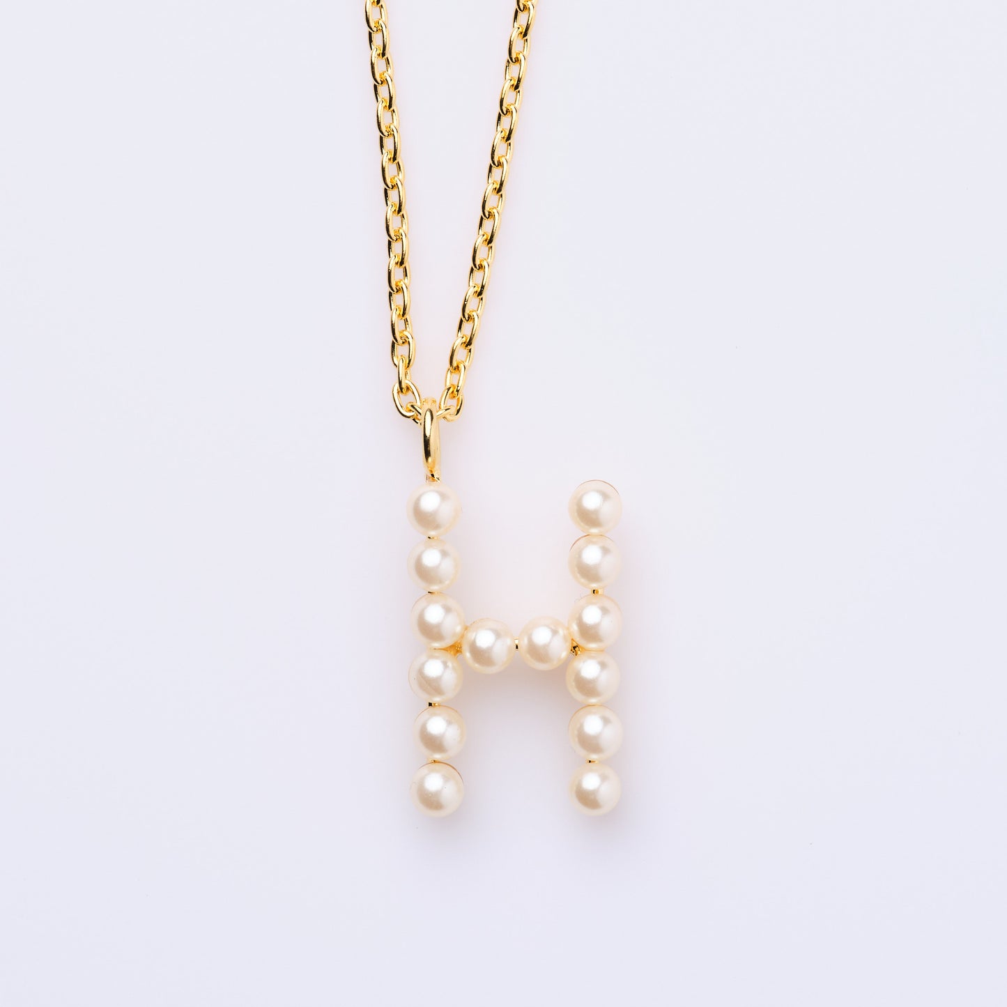 Pearl Initial Necklace