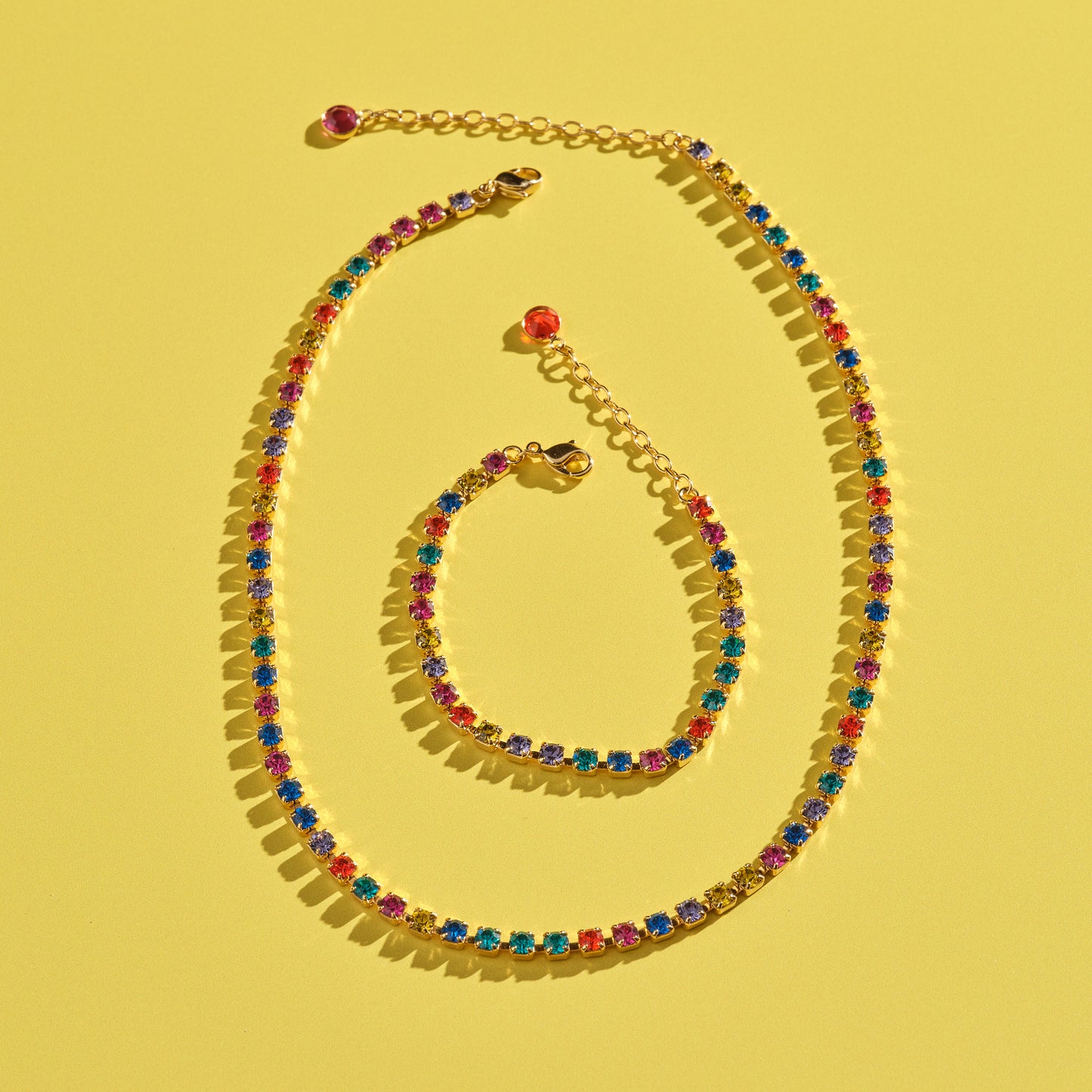 Kelsey Necklace in Rainbow
