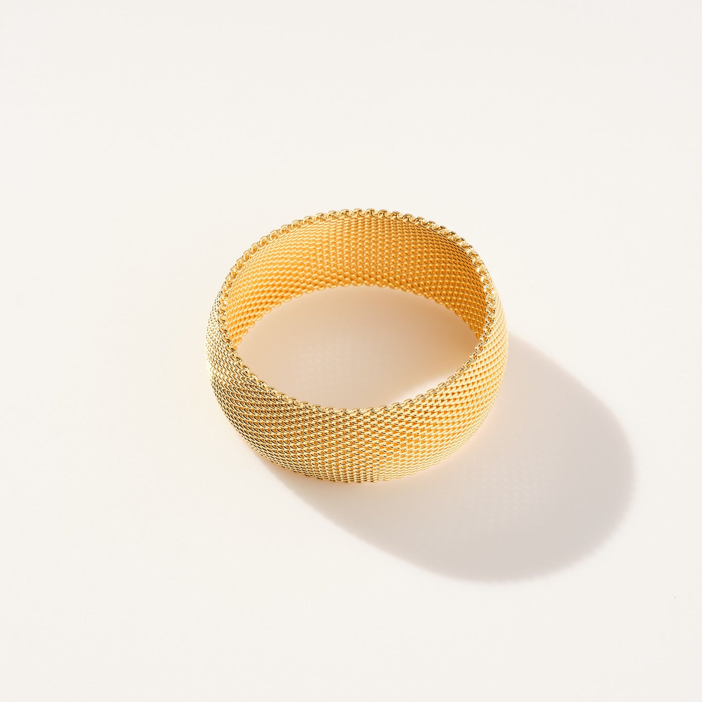 Gold Mesh Bangle