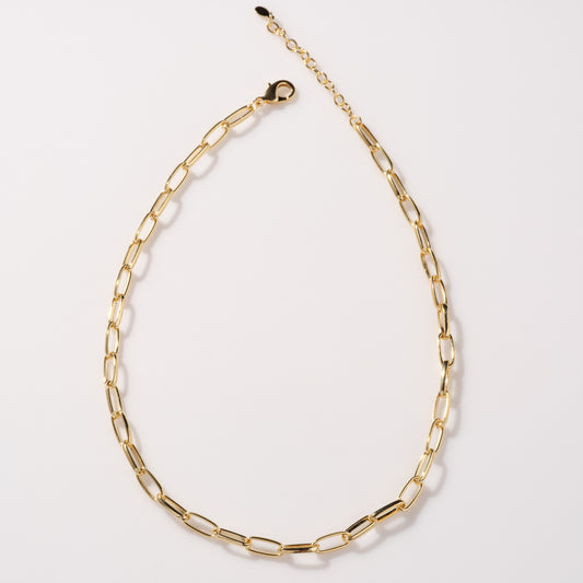 Kenz Paperclip Chain Necklace